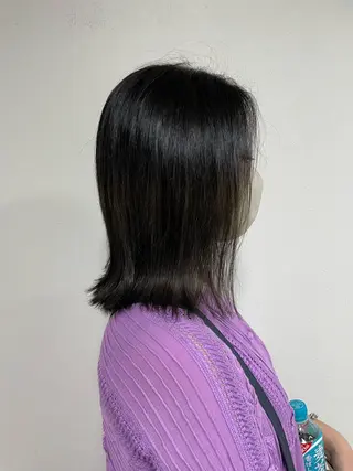 ミディアム 艶髪カラー& トリートメント　松村のヘアスタイル