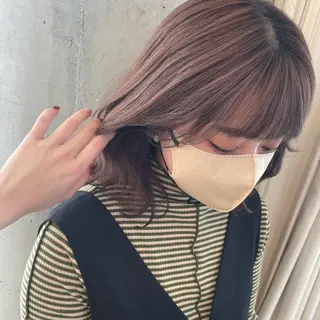 カラー 🍪ﾖｼｲﾊﾙﾈ🍪 ﾗﾍﾞﾝﾀﾞｰｶﾗｰのヘアスタイル