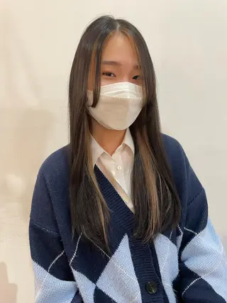 ロング カラー chiharu ボブ/レイヤーのヘアスタイル