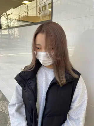 ミディアム カラー 🫧🎀SARA/ ブリーチ/金山💓のヘアスタイル