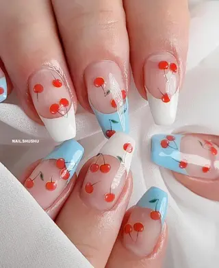 ネイル 3dパーツ/流行り 👧shushu❤️のネイルデザイン