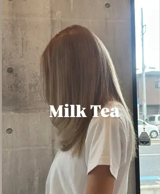 セミロング カラー 宇都宮唯一の薬剤使用 Ryukiのヘアスタイル