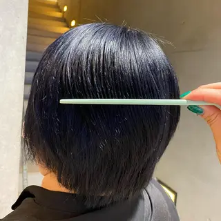 ショート カラー INORI /フェイスレイヤーのヘアスタイル