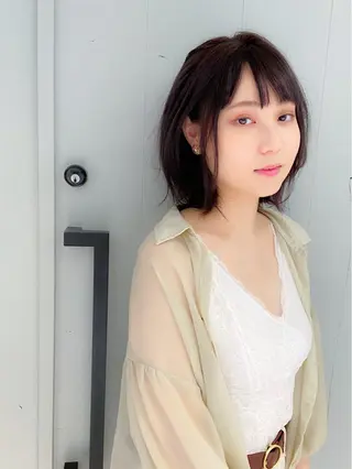 ショート カラー 南雲 由麻のヘアスタイル