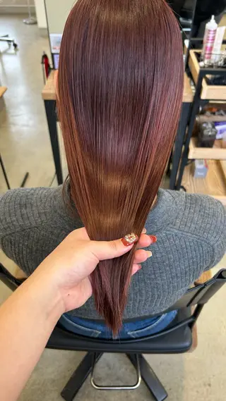 セミロング 根岸 麻菜のヘアスタイル