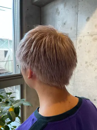 カラー ヘアアレンジ メンズ 髪質改善・艶カラー・ ボブ・リクト💥のヘアスタイル