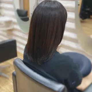 セミロング カラー 『艶髪』で印象が激変 ！髪質改善専門KONのヘアスタイル
