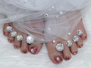 ネイル 【Eclat ｴｸﾗ】nail＆beauty所属・Eclat〔ｴｸﾗ〕 MOEKA𝜗𝜚*のネイルデザイン