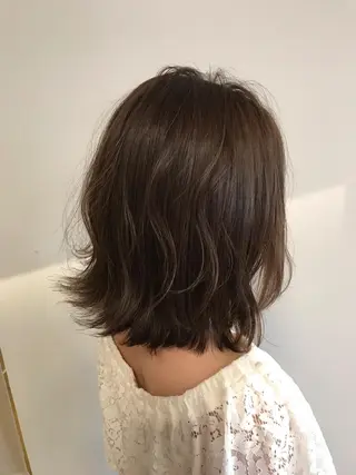 ミディアム カラー デザインカラー🌈 高木リョウのヘアスタイル