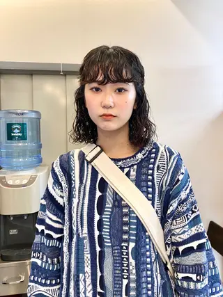 ミディアム パーマ ヒカル/ミディアム パーマ/ロングパーマのヘアスタイル