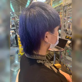 ショート カラー haco+所属・🌈派手髪エクステ ブレイズ🌈ひろとのヘアスタイル