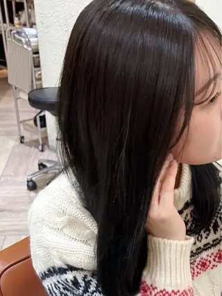 ロング カラー hiiro ヘアカラー専門店のヘアスタイル