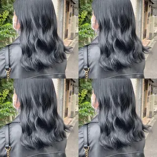 セミロング カラー 大人可愛い透明感🌟 小顔・韓国髪🌟野中のヘアスタイル