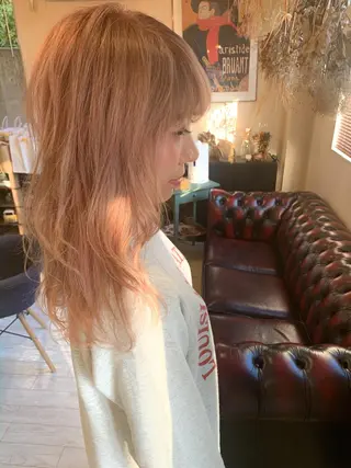 セミロング 極上髪質改善 宮内開星のヘアスタイル