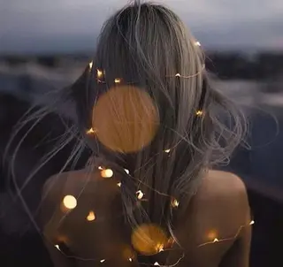 セミロング カラー パーマ ヘアアレンジ チビ編み込みエクステ シールEXどぅ〜すのヘアスタイル