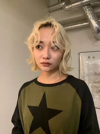 ショート カラー ハッシュカット/ MAYAのヘアスタイル