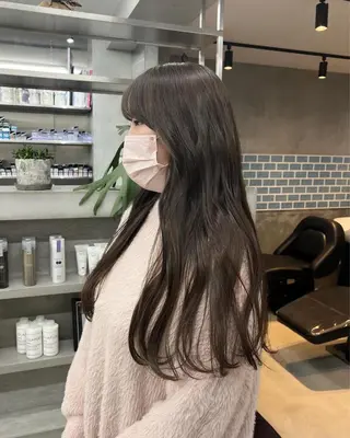 ロング カラー 韓国ヘア 🎀華澄のヘアスタイル