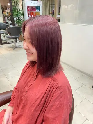 ミディアム 天王寺ハイトーン rinkaのヘアスタイル