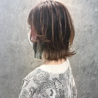 ショート 所渉/韓国レイヤー /ウルフカットのヘアスタイル