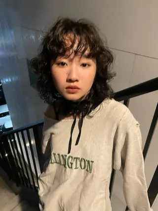 ショート カラー パーマ 名古屋栄/ブリーチ/ ボブ🧃木下桃嘉のヘアスタイル