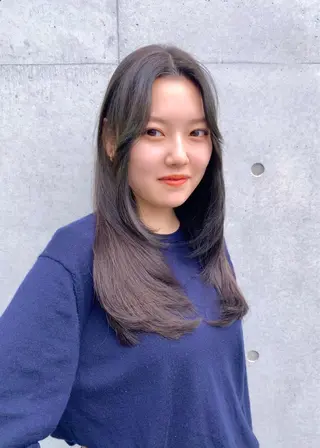 ロング カラー レイヤー/柔色 カラー/SAkiのヘアスタイル