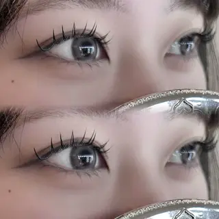 マツエク・マツパ PLATINUM DOLL アイリ💚のマツエク・マツパデザイン