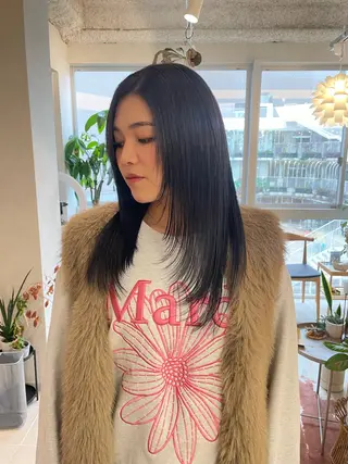 ロング HAZEL 博多所属・SHIORI/ 博多美容室のヘアスタイル