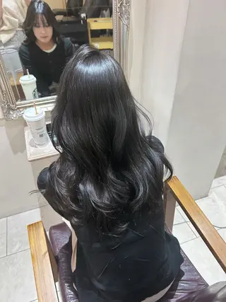 ロング カラー ハイトーン/ ヘアセット.nanoのヘアスタイル