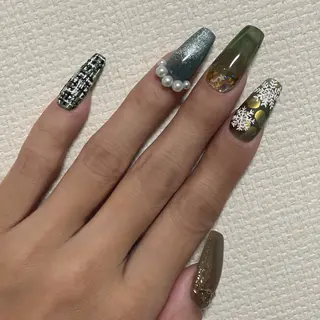 ネイル nail　milky 〜深夜にもネイル〜のネイルデザイン