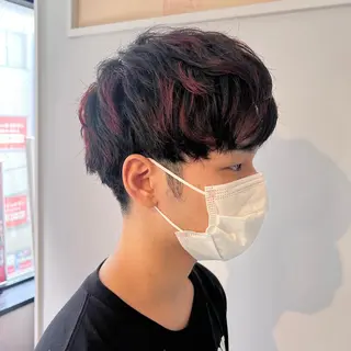 ショート カラー メンズ 🤍中野 レオ🤍のヘアスタイル