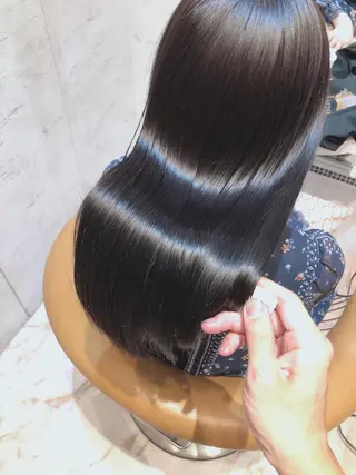 セミロング ボンドストーリーノヴァ所属・縮毛矯正・髪質改善 ❣️三浦正也のヘアスタイル