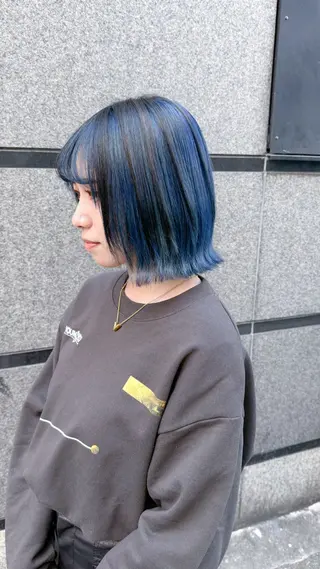 ミディアム カラー 横浜🍒カット エクステ／RIEのヘアスタイル