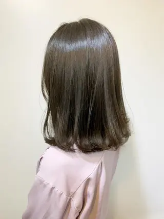 ミディアム カラー natsu fujinoのヘアスタイル