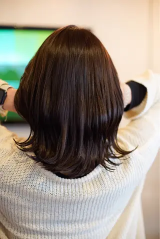 ミディアム カラー 千葉 慎也のヘアスタイル