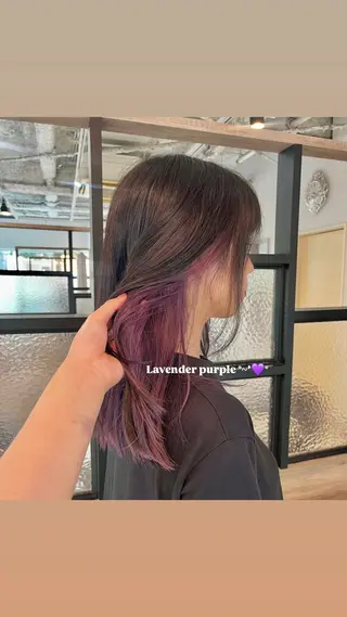 ミディアム ブリーチなしダブル カラー/なぎ🦖ᩚのヘアスタイル