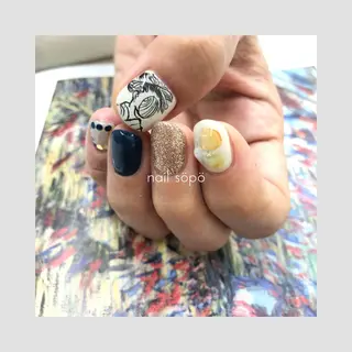 ネイル 自由が丘✳︎奥沢 nail söpöのネイルデザイン