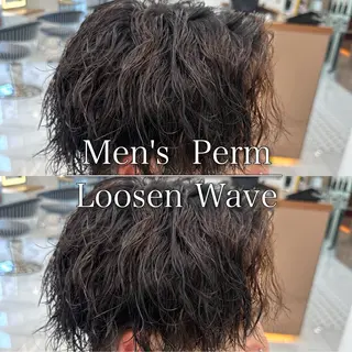 メンズ 白髪ぼかし/白髪 メッシュ/ゆうとのヘアスタイル