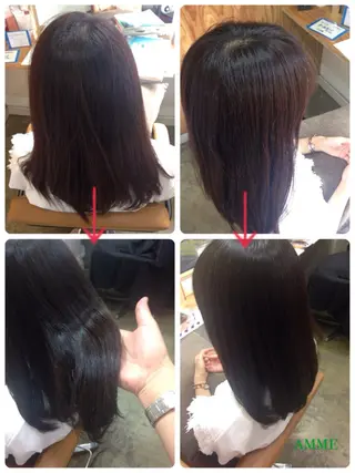 ミディアム セミロング カラー 💎髪質改善💎 デザイナーshinのヘアスタイル