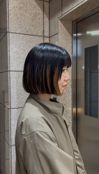 ショート 🧃吉祥寺/ボブ レイヤー/カサイ🧃のヘアスタイル