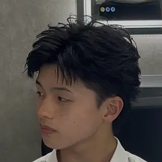 ショート ヘアアレンジ メンズ 【札幌メンズ特化】 🔥RIKU🔥のヘアスタイル