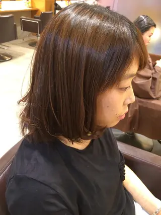 ミディアム カラー パーマ ヘアアレンジ メンズパーマの巨匠 鈴木純のヘアスタイル