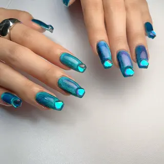 ロング ネイル 下妻市ﾈｲﾙｻﾛﾝ M_styleのネイルデザイン