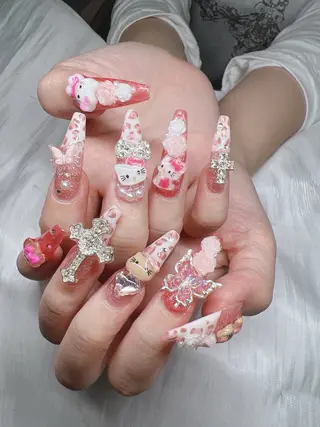 ネイル Lee Nails チップ長さだし専門店のネイルデザイン