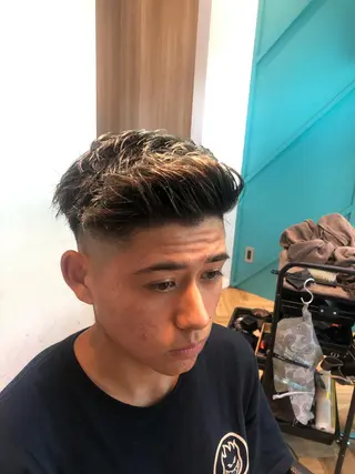 メンズ 🌈艶カラー× メンズパーマ永埜🌈のヘアスタイル