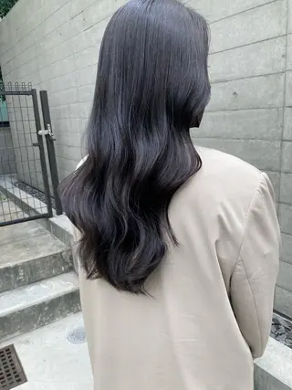 ロング ✨色持ちの良い艶 カラー✨蟹江真世のヘアスタイル
