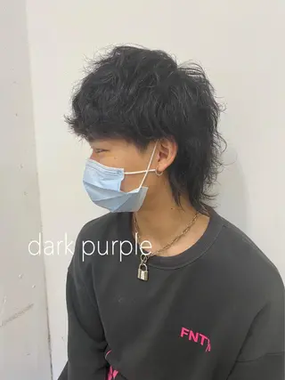 ショート ヘアアレンジ メンズ satsuki 暖色・ブラウンカラーのヘアスタイル