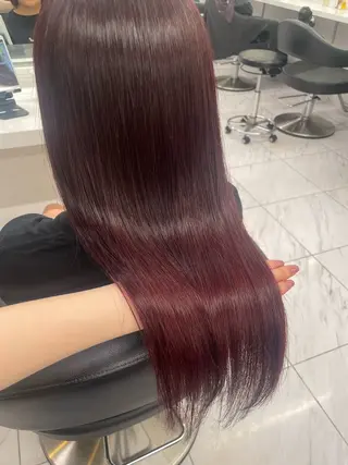 ロング カラー 🎀暖色/ラベンダー /paru🤍のヘアスタイル