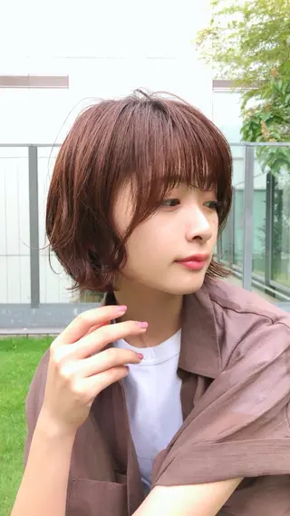 ミディアム SHIKI hair&make所属・ナカウチ タクのヘアスタイル