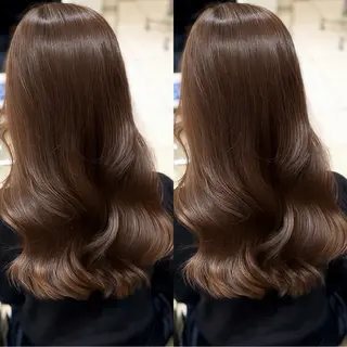 ロング カラー 海希/ブリーチ透明カ ラー/レイヤーカットのヘアスタイル