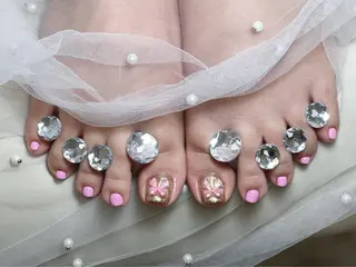 ネイル 【Eclat ｴｸﾗ】nail＆beauty所属・Eclat〔ｴｸﾗ〕 MOEKA𝜗𝜚*のネイルデザイン